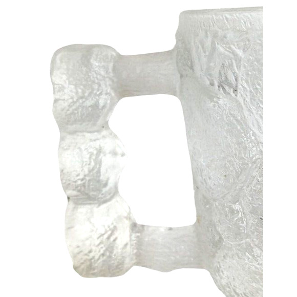 (2) McDonald's Flintstones Cups 1993 Collectible Glass Mug Bedrock Stone Handles - Picture 9 of 12